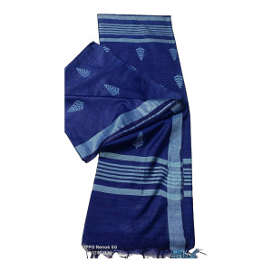 Beautiful Handloom Dark Blue Saree